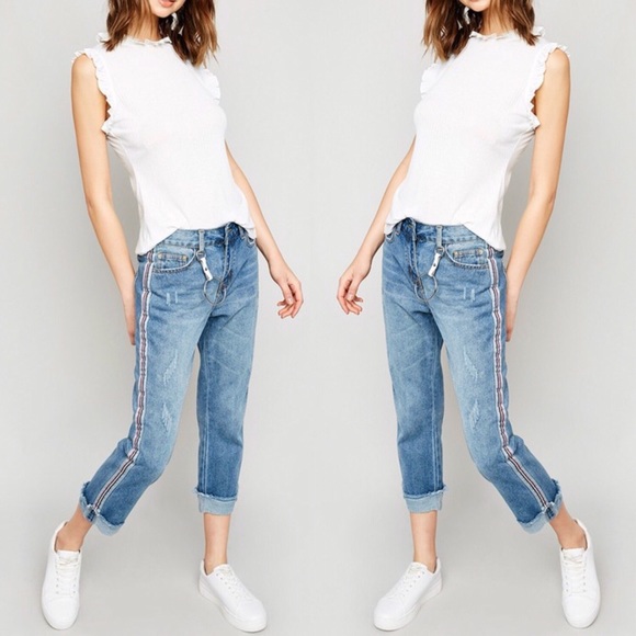 KYLE distressed cuff jeans - Picture 3 of 5